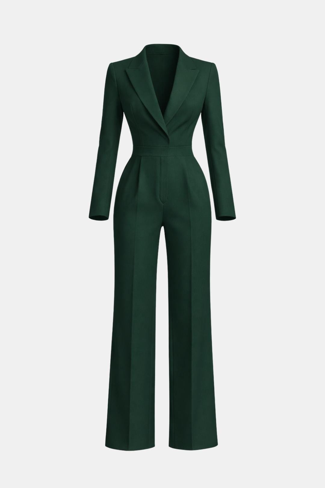 Women's Tailored Wrap-Front Jumpsuit – Tiana Black