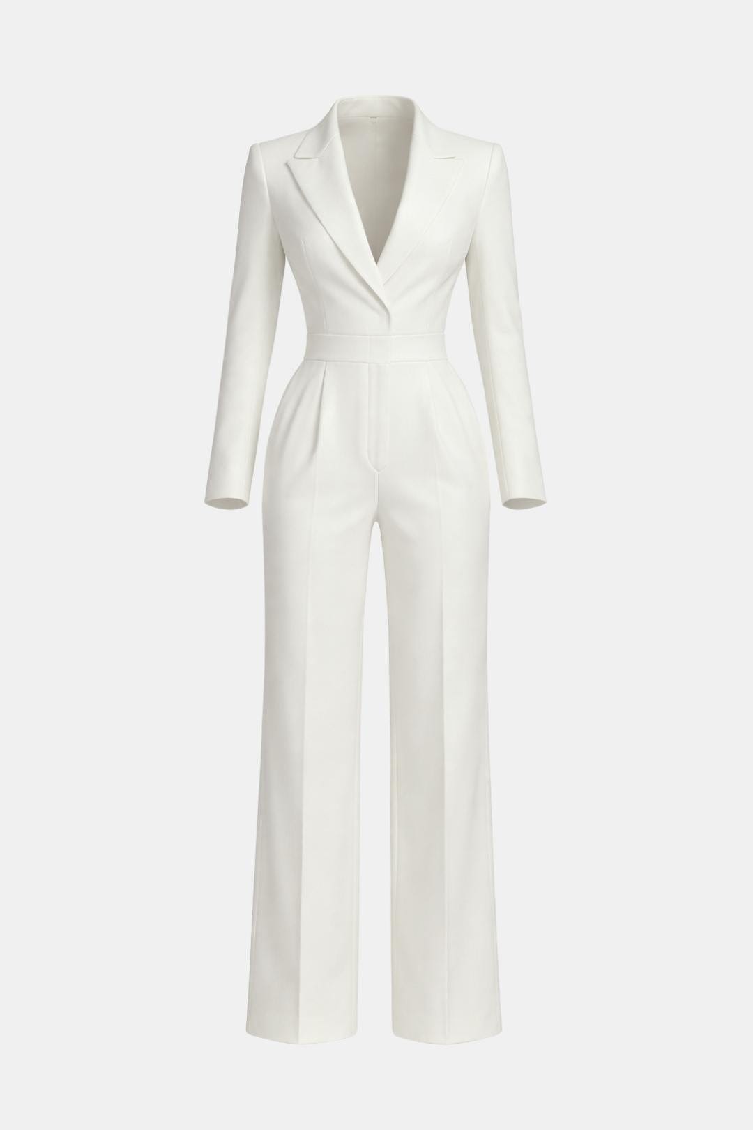 Women's Tailored Wrap-Front Jumpsuit – Tiana Black